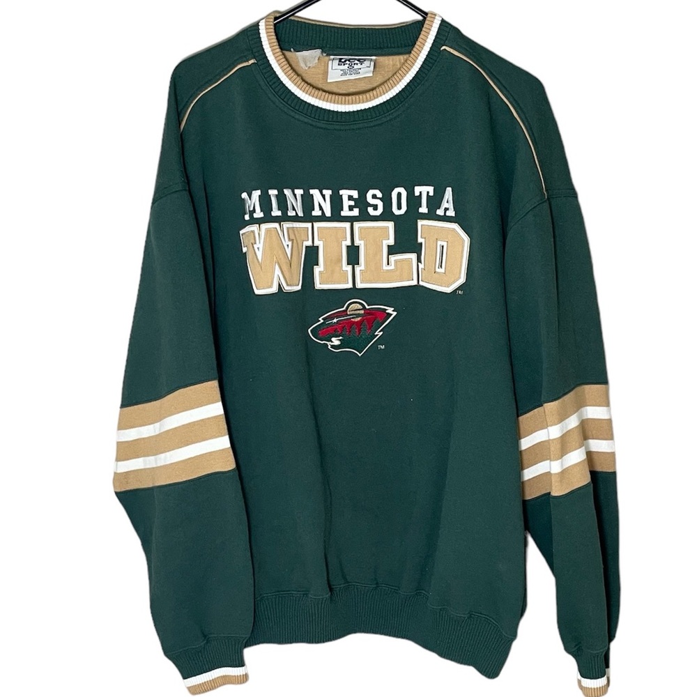 Vintage 90s Lee Sports Minnesota Wild Crewneck Sweater